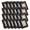 24 Pack: Black Mini Frame With Burlap Mat by Studio Décor®